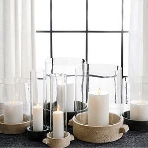 Pottery Barn Hurricane Candle Holder NEW
